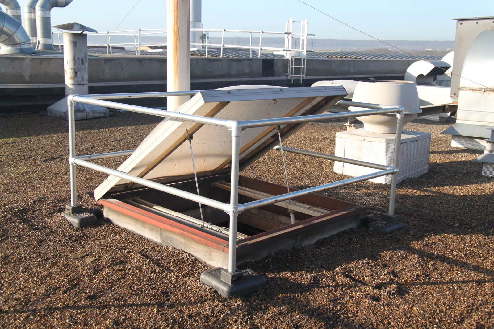 Garde-corps pour skydome Kee Dome® - Garde-corps de protection contre les chutes pour skydome