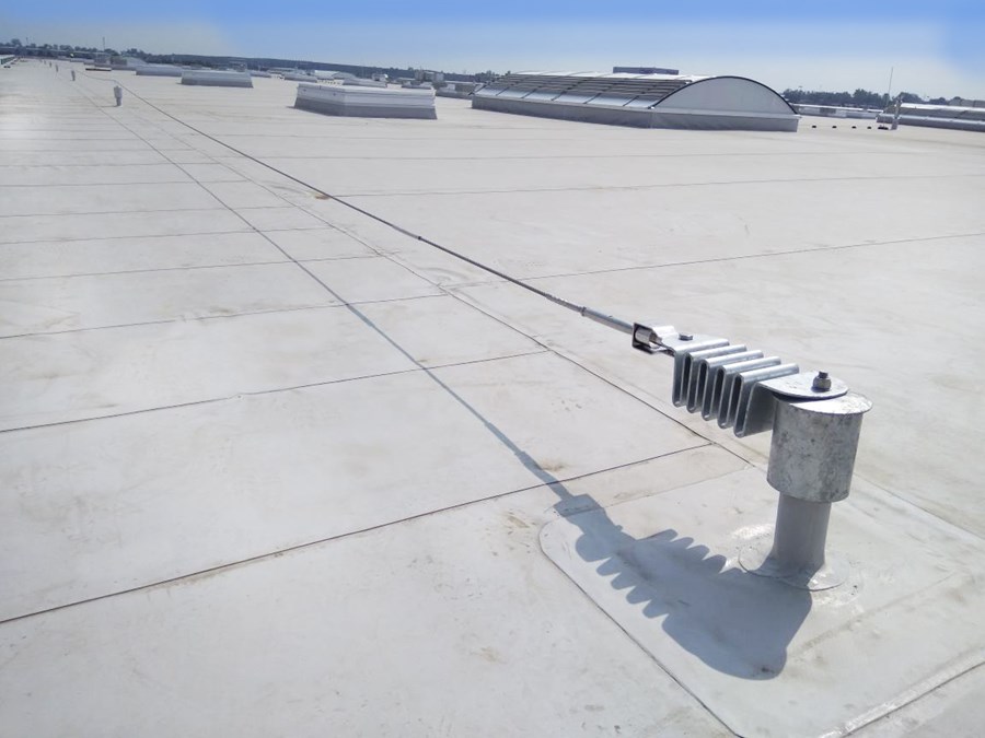 Fall Arrest for Membrane Roofs