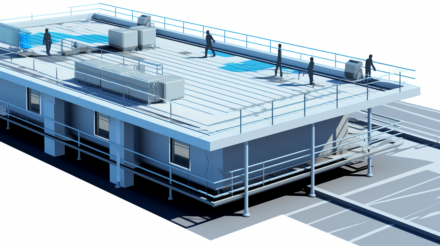 Rooftop fall protection